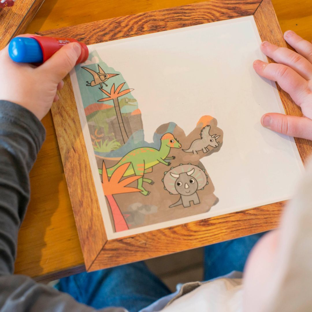 Magic Painting World Dinosaurs