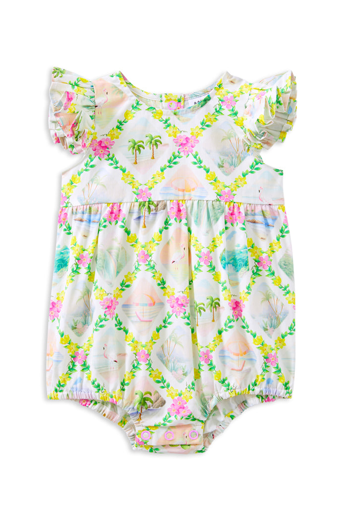 Milky Aloha Playsuit