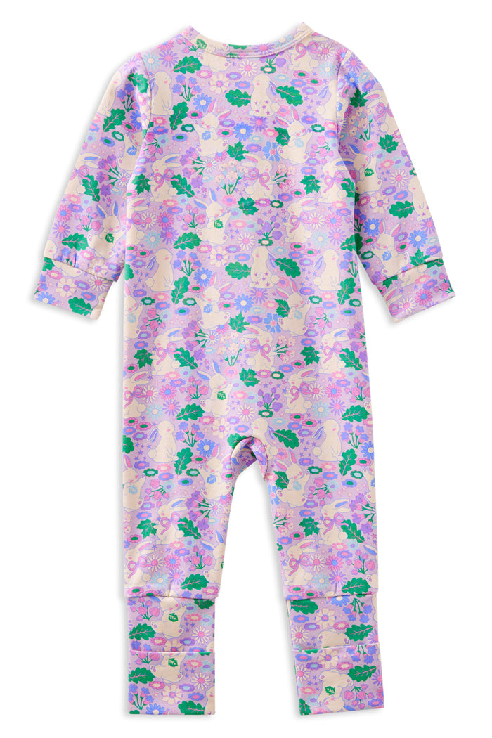 Milky Bunny & The Blossoms Zip Romper