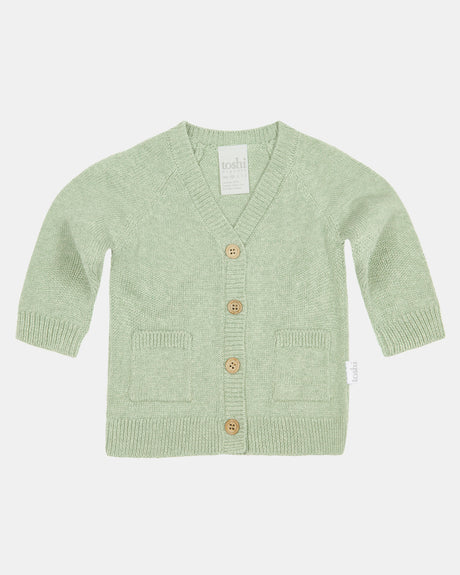 Toshi Organic Cardigan Remy Matcha
