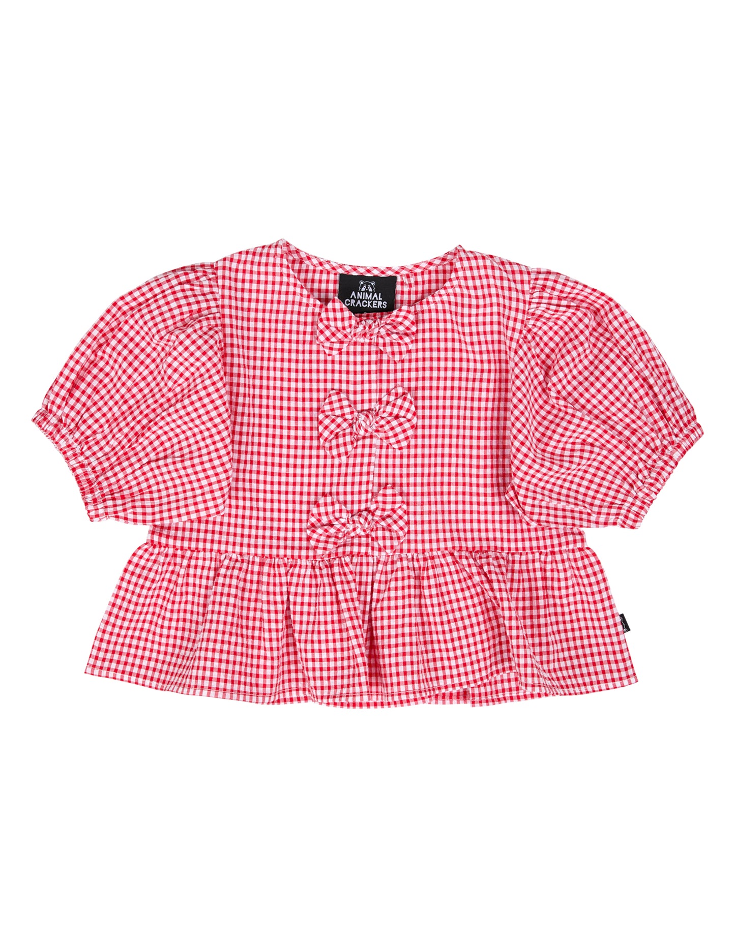 Animal Crackers Checkered Top