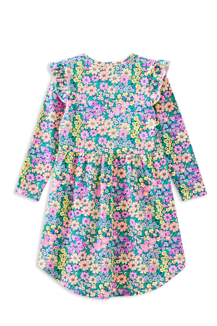 Milky Posie Patch Dress