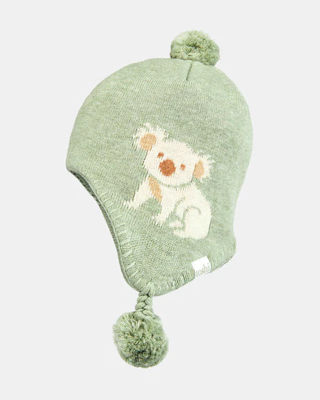 Toshi Organic Earmuff Beanie Storytime Koala