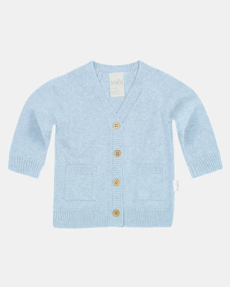 Toshi Organic Cardigan Remy Bluebird