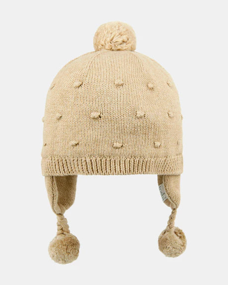 Toshi Organic Earmuff Beanie Popcorn Driftwood