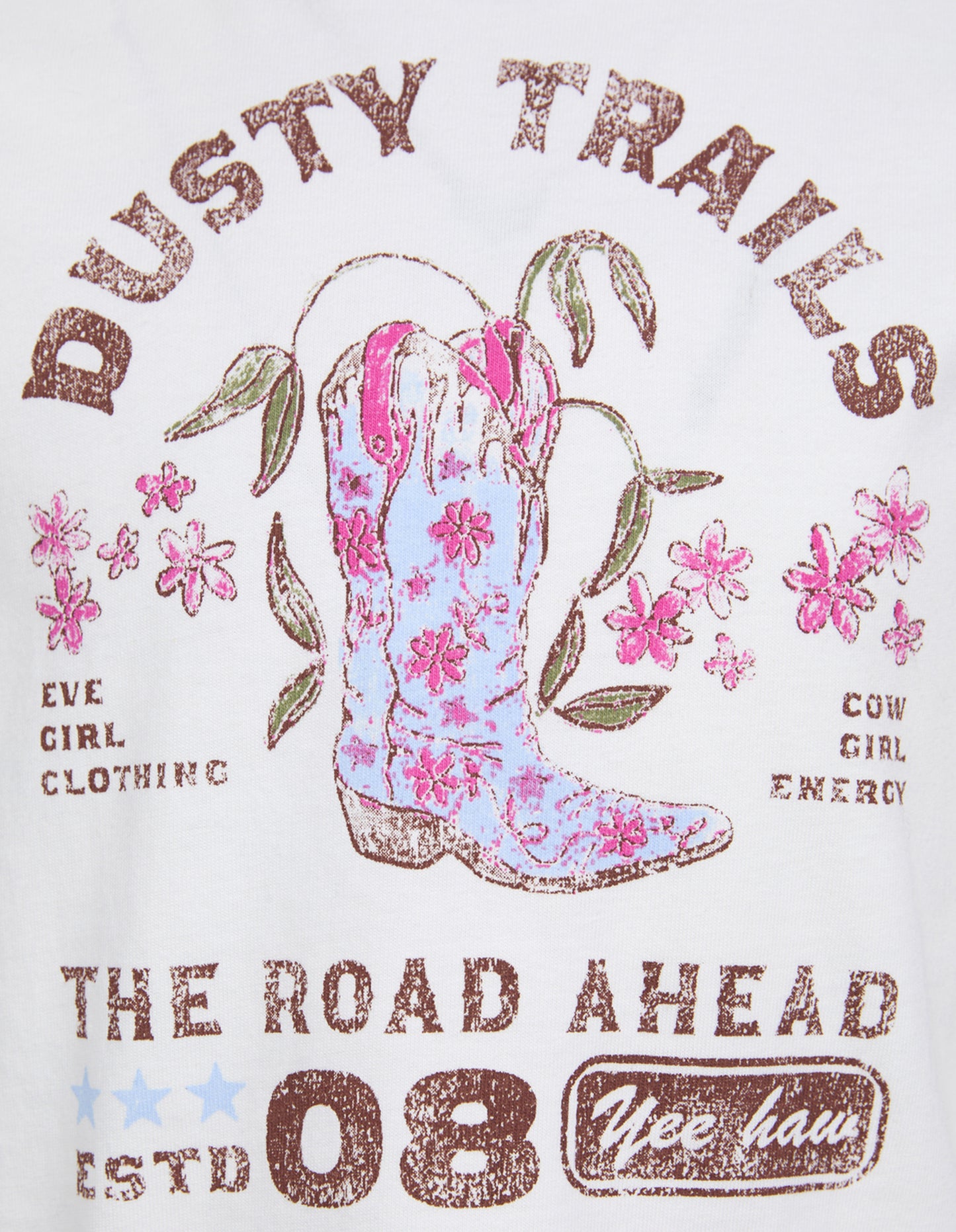 Eve Girl Cowgirl Ringer Tee