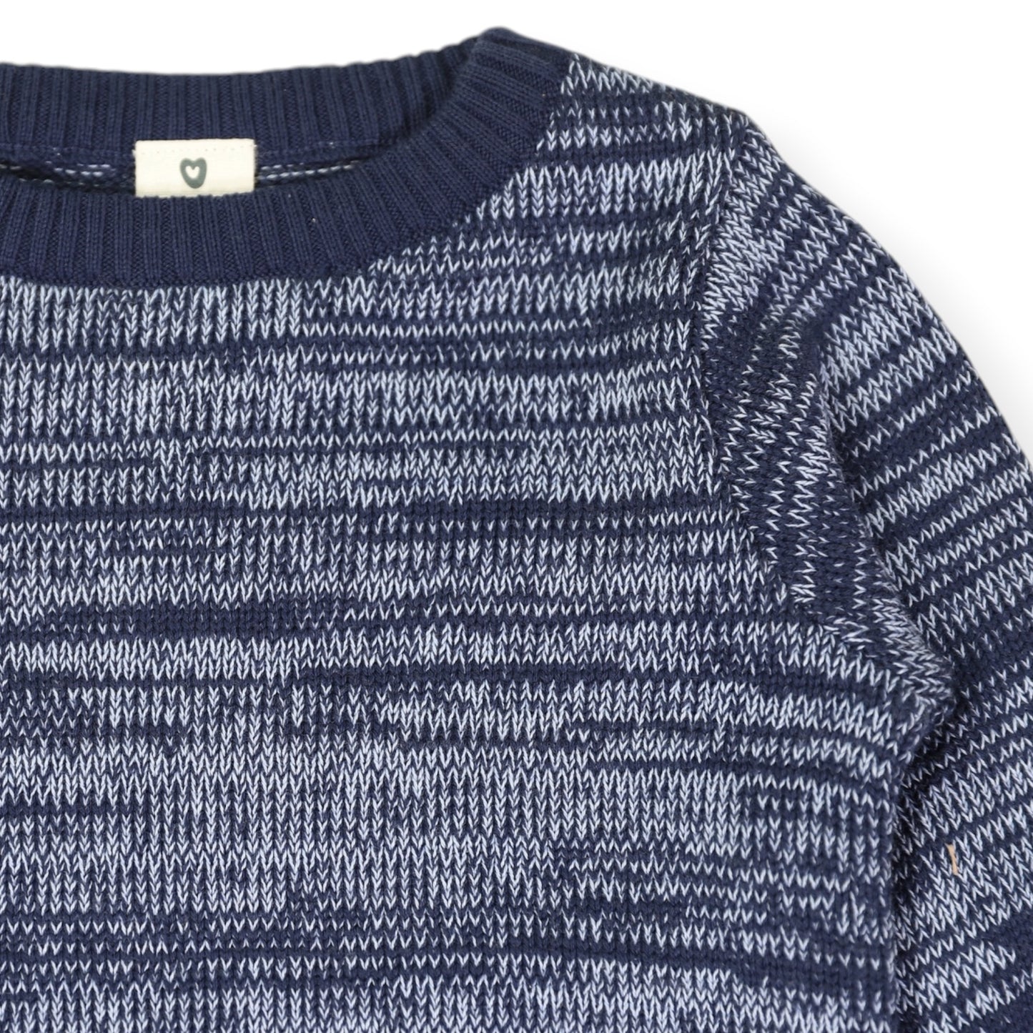 Korango Fleck Knit Sweater Blue