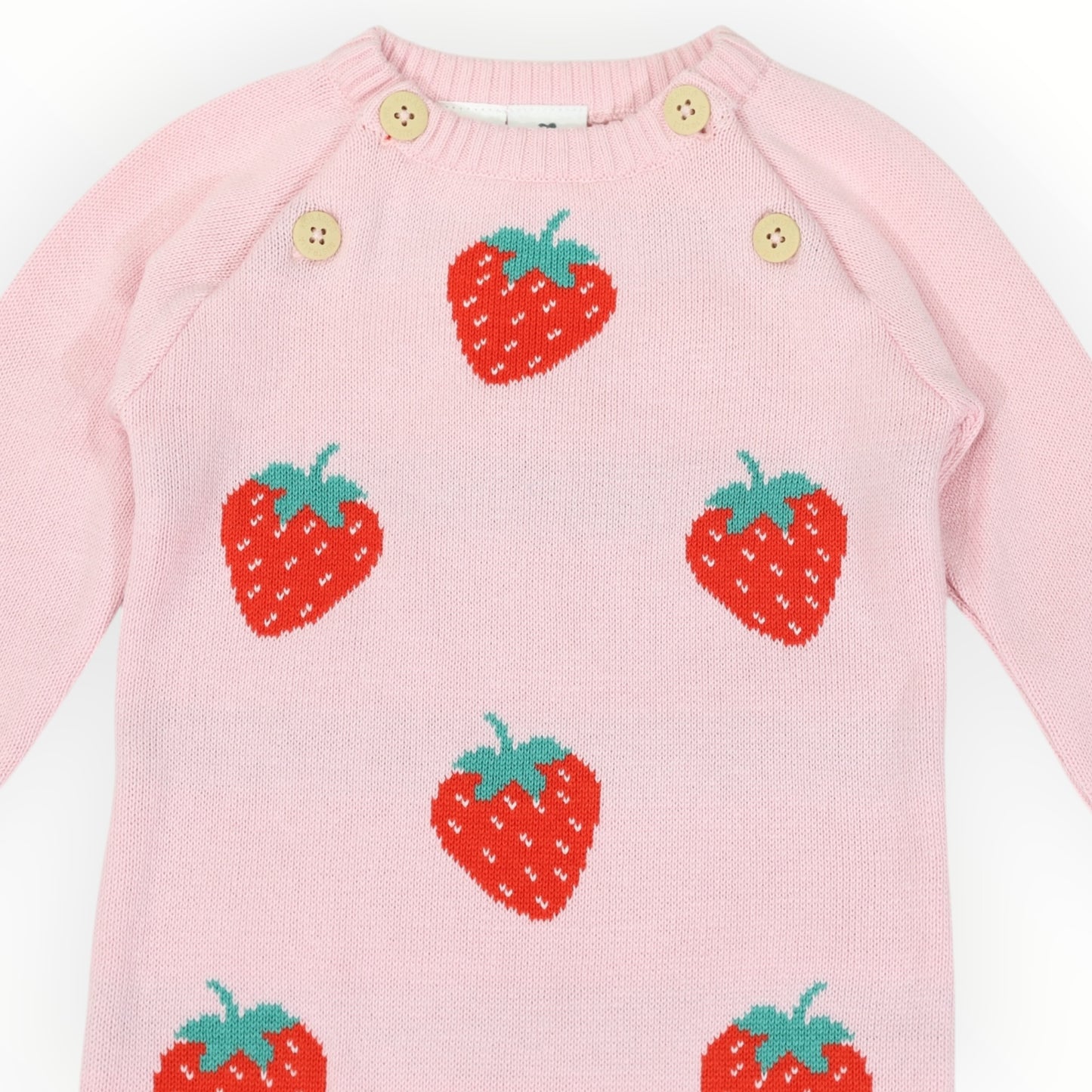 Korango Strawberry Knit Romper