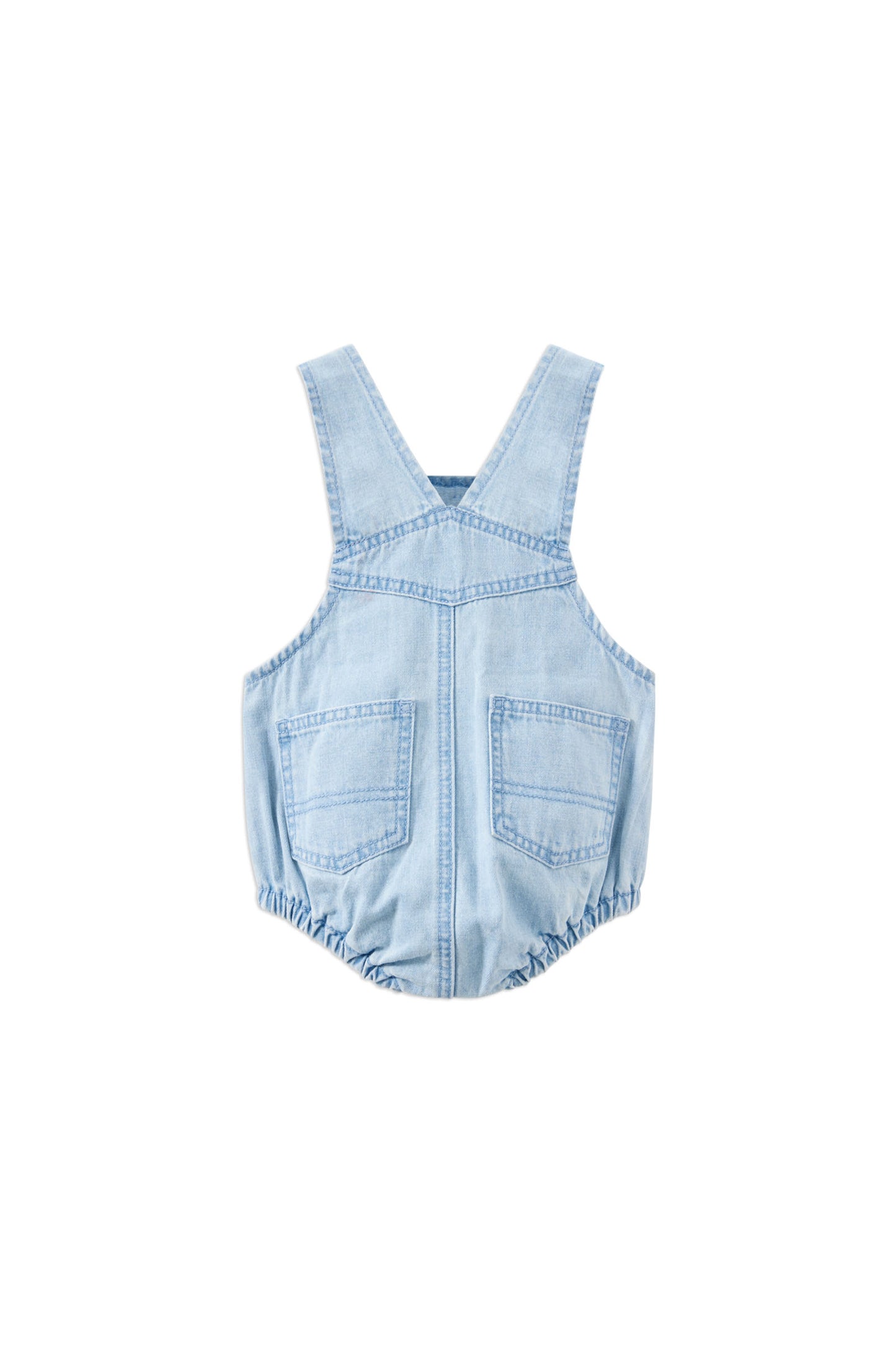 Milky Bandana Denim Overall