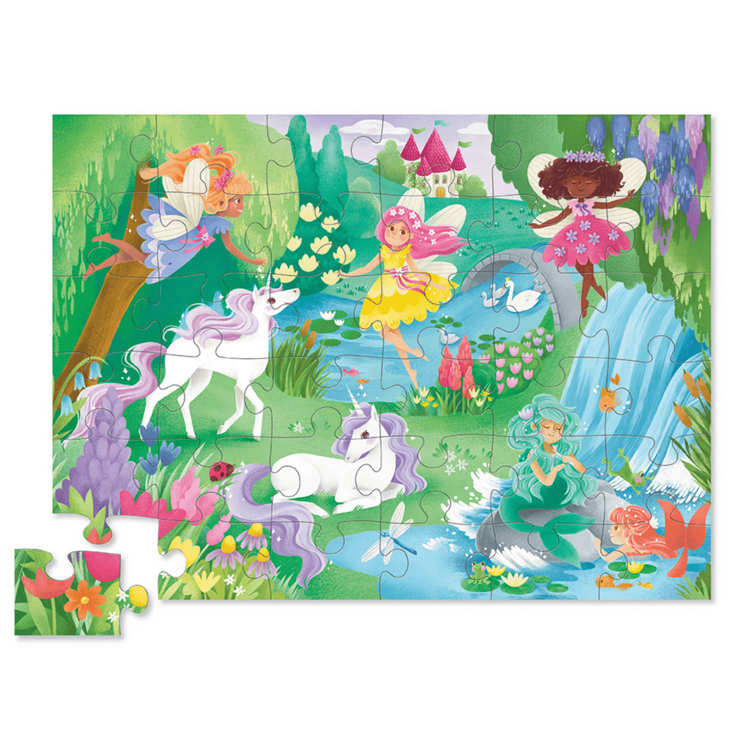 Tiger Tribe Crocodile Creek Magical Friends Floor Puzzle