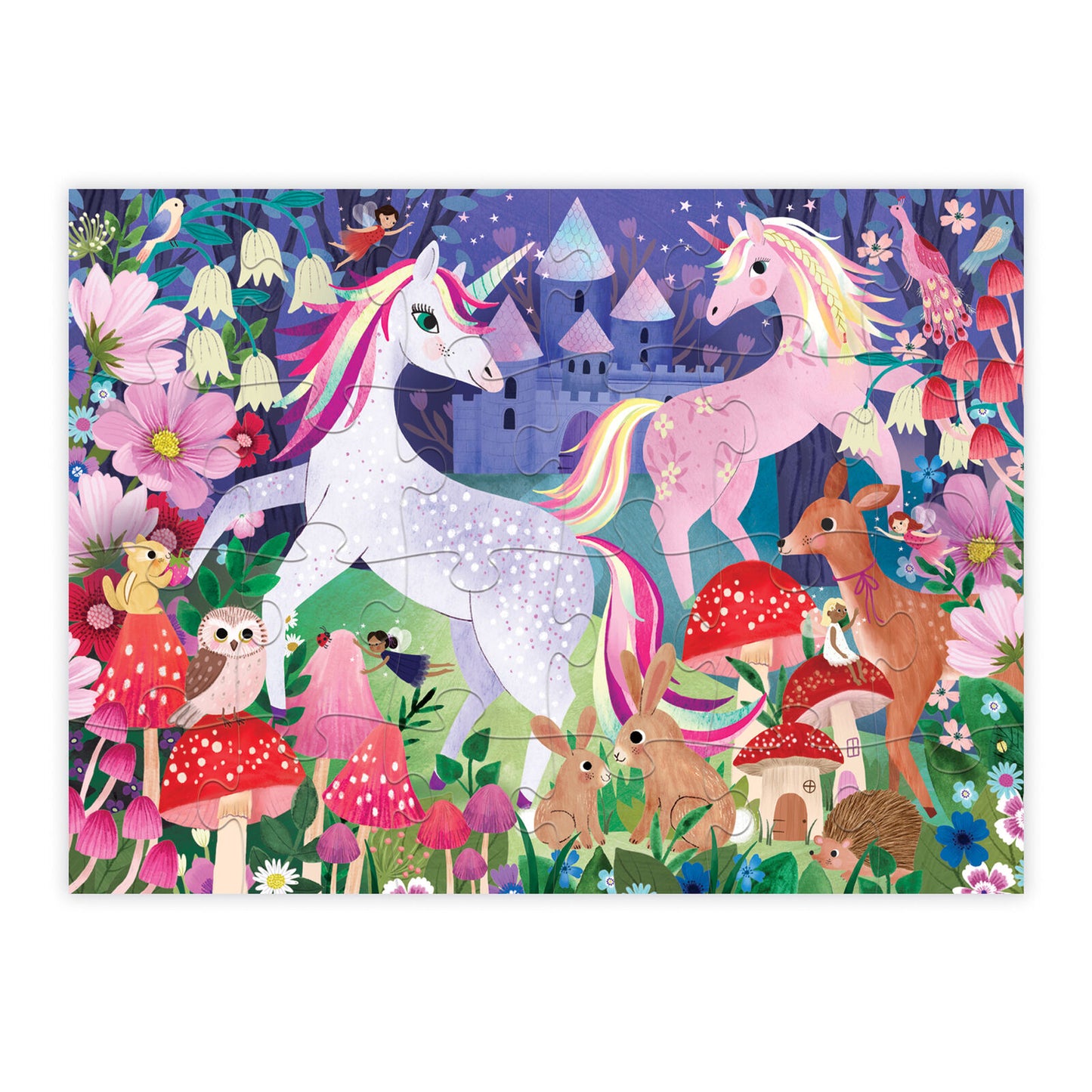 Little Buliding Puzzle 24pc Unicorn Castle