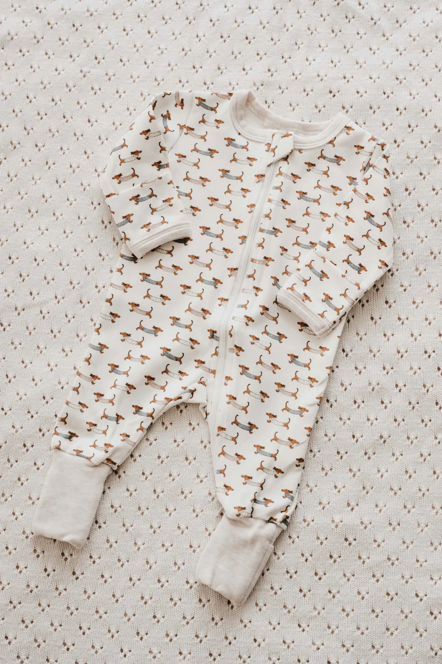 Bencer & Hazelnut Silly Sausage Zipsuit