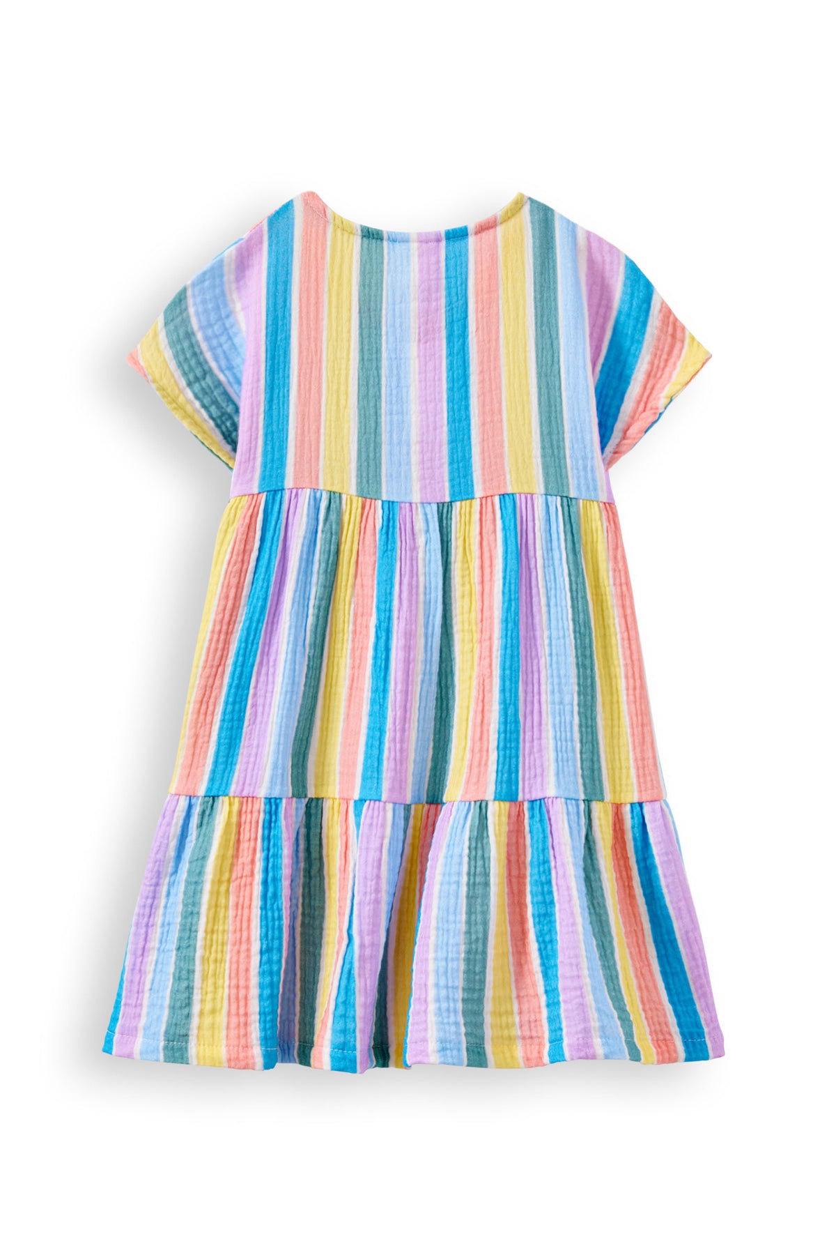 Milky Fiesta Crinkle Dress