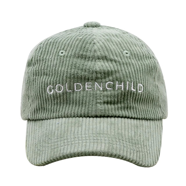 Golden Child Corduroy Cap Sage