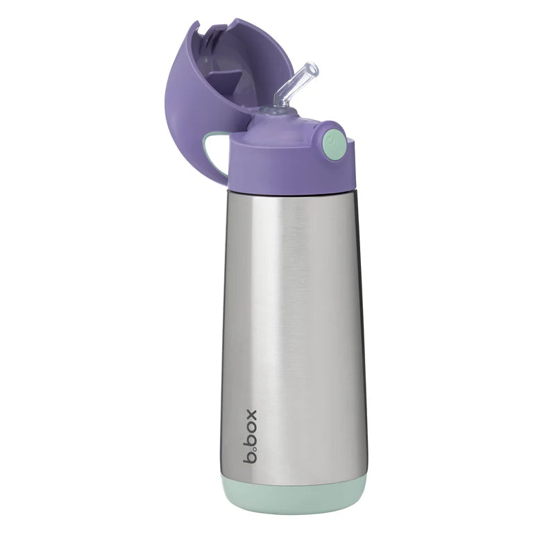 b.box 500ml Insulated Drink Bottle Lilac Pop