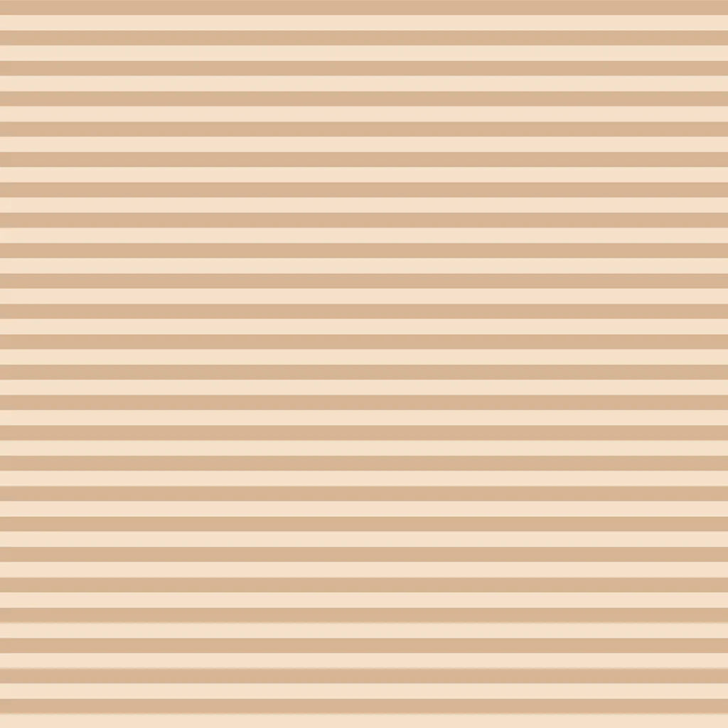 Fox & Fallow Coffee Stripe Organic Muslin Wrap