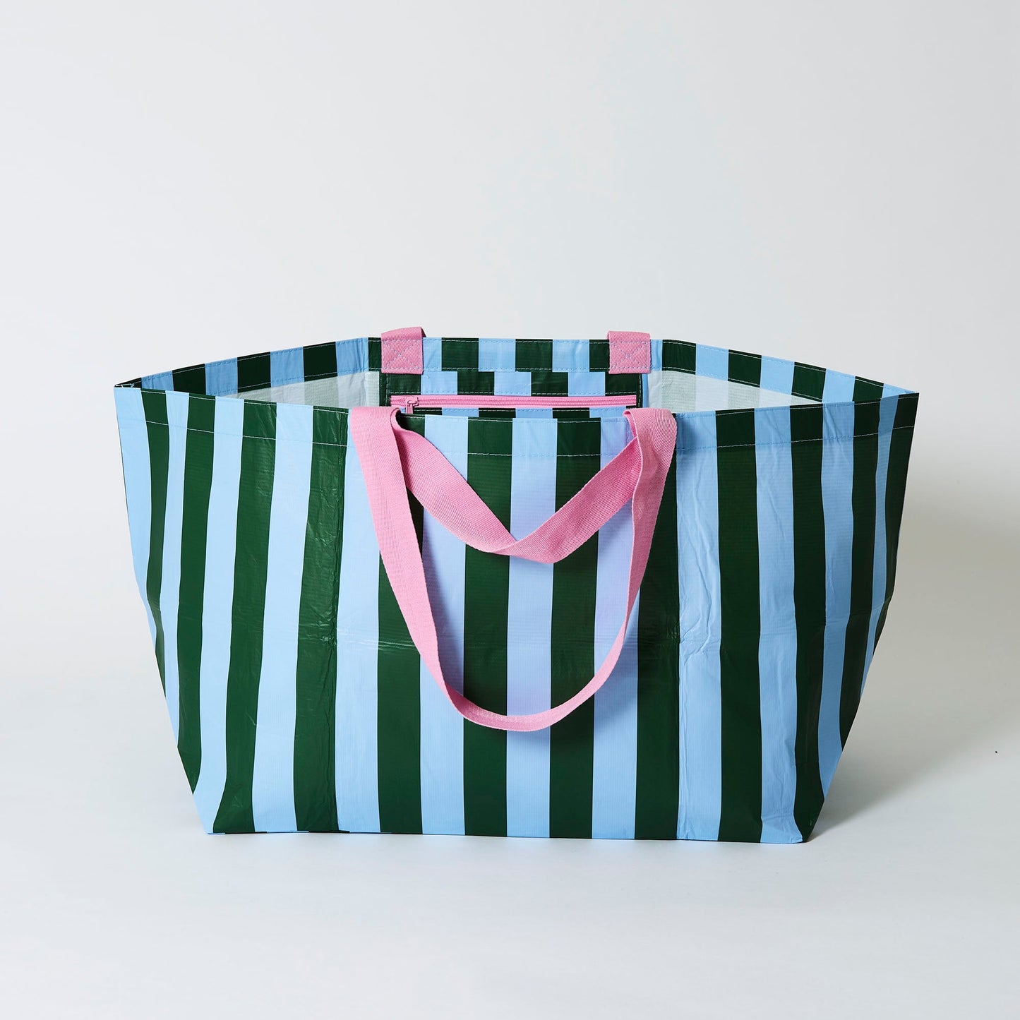 Project Ten Blue and Green Oversized Tote