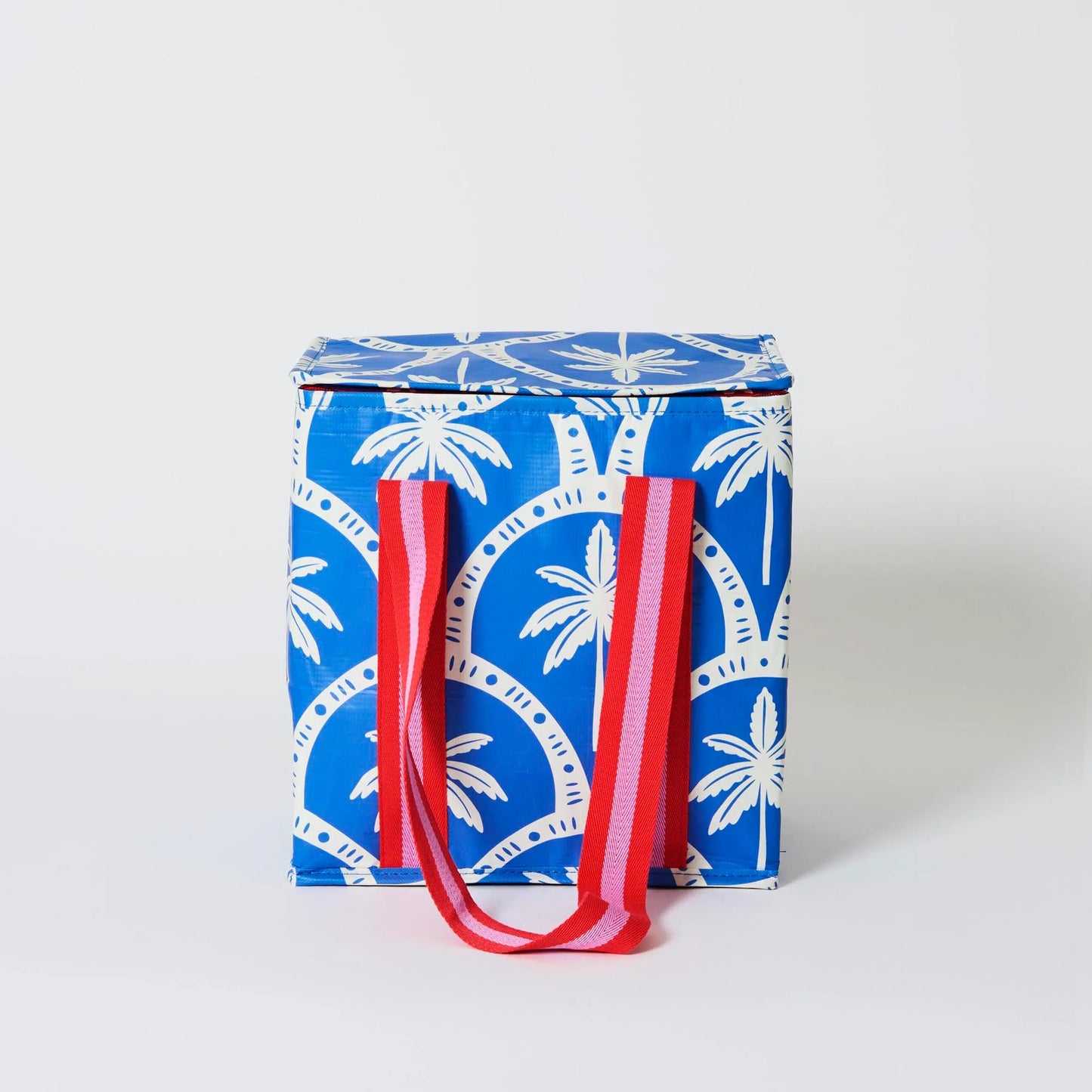 Project Ten Medium Insulated Tote Blue Palms