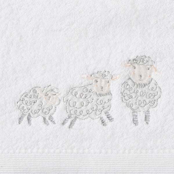 Sheep Family Towel and Face Washer Set