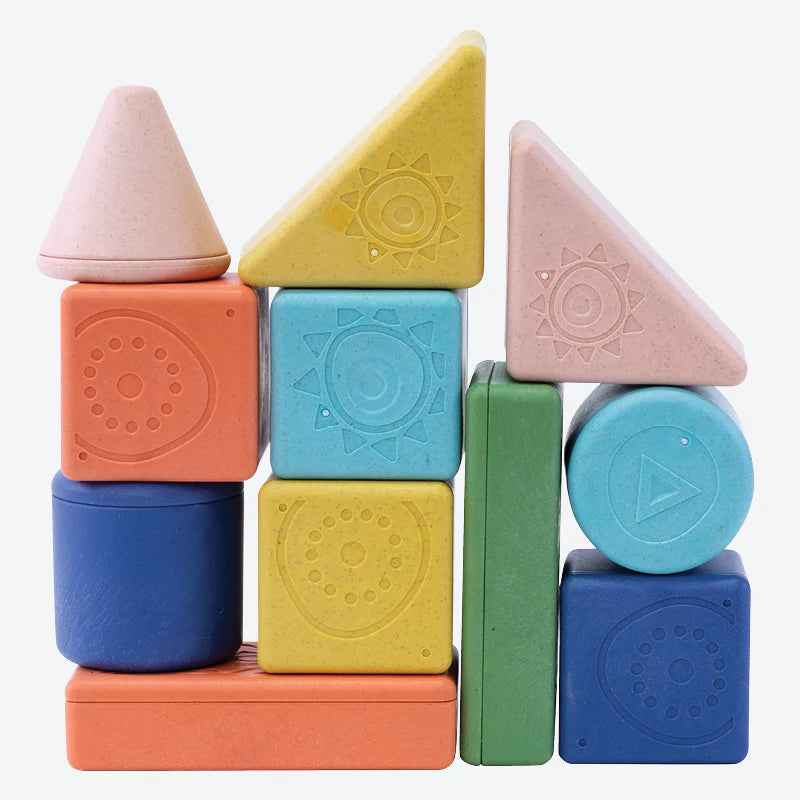 Tiger Tribe Rattle & Stack Blocks Starter Pack of 11