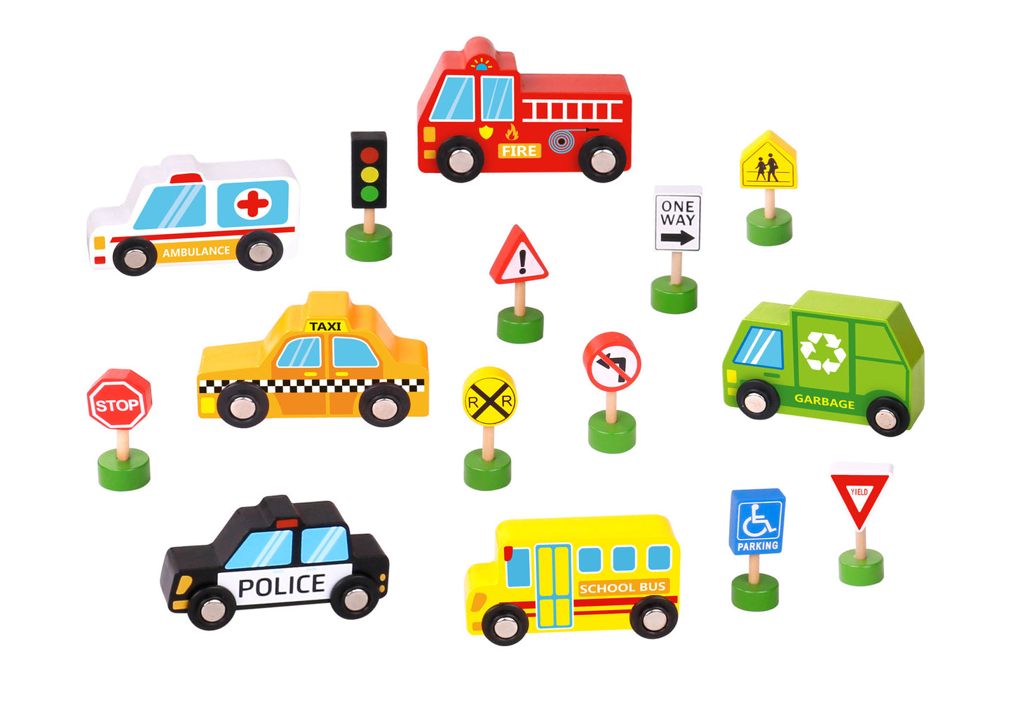 Transportation & Street Sign Set