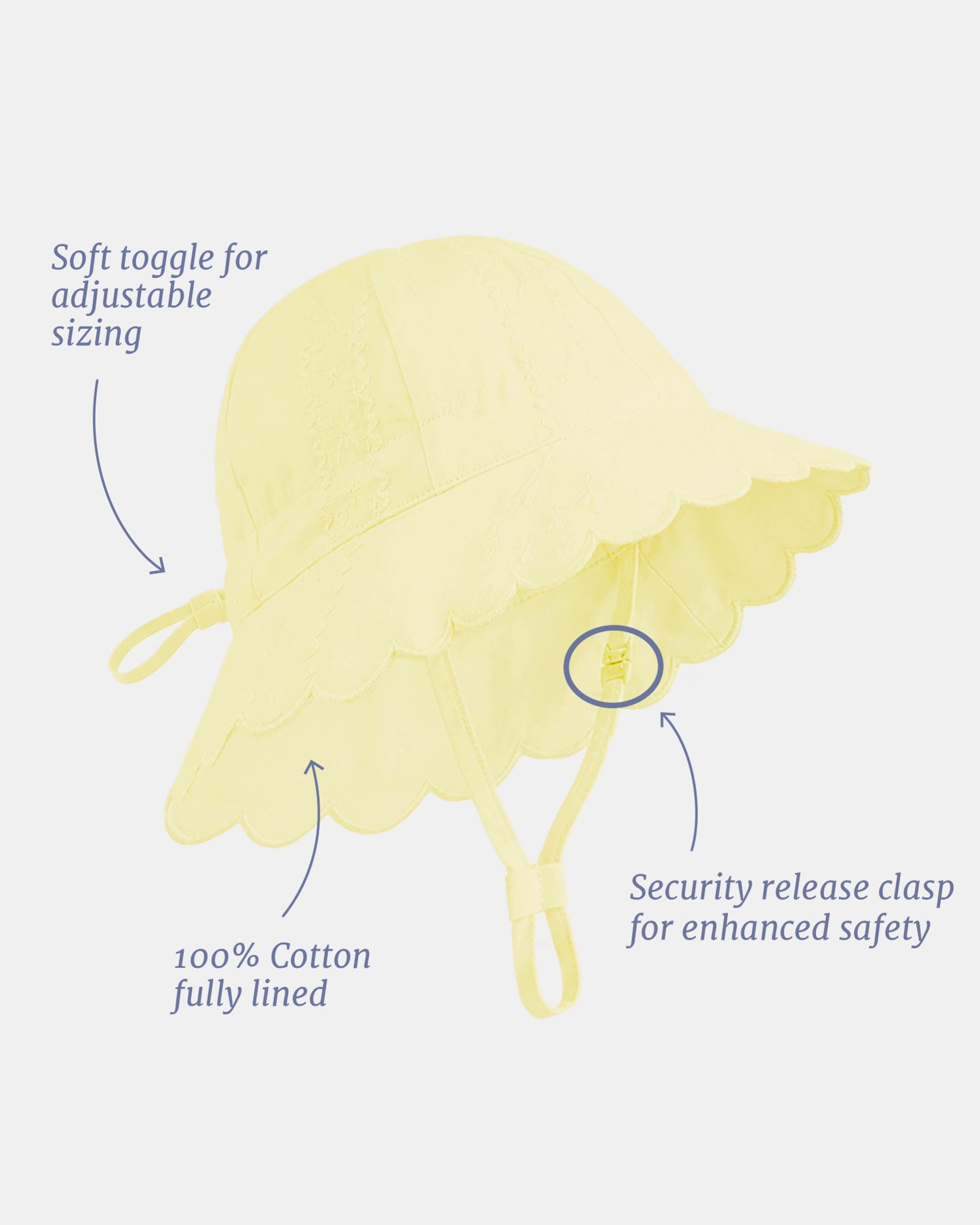 Bell Hat Florence Lemon