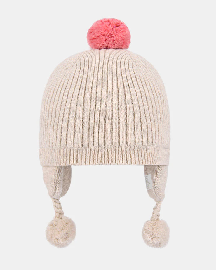 Toshi Organic Earmuff Beanie Bobby Oatmeal