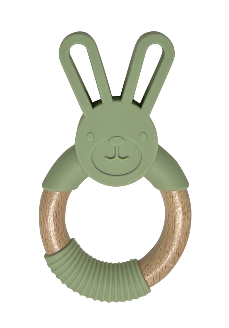 Bunny Teether Sage