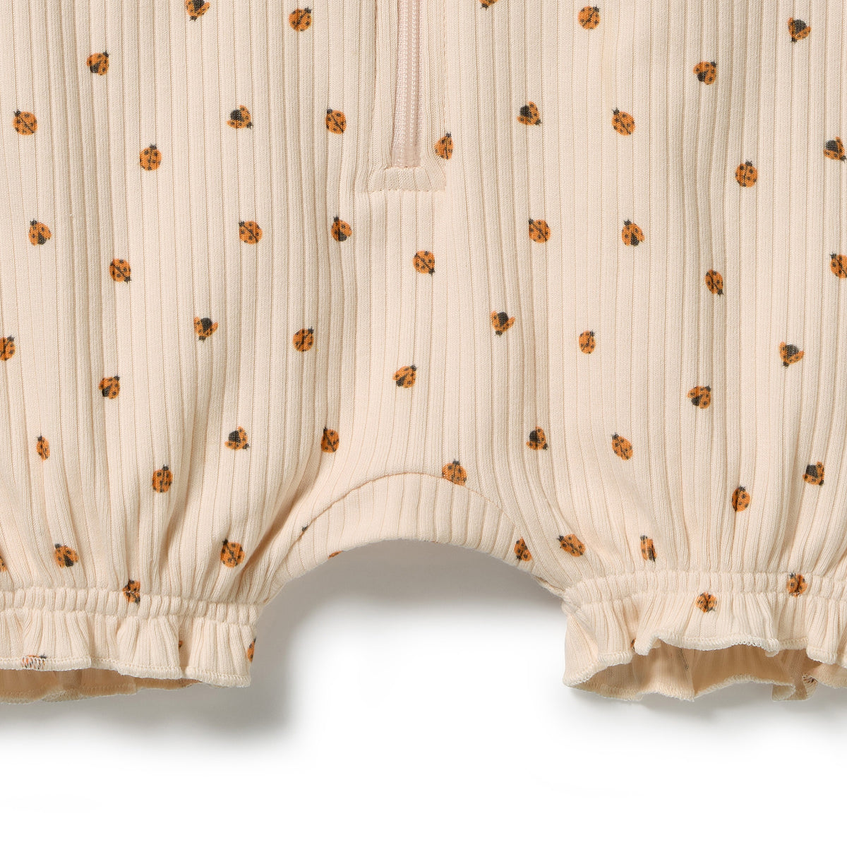 Wilson & Frenchy Little Lady Bugs Organic Ruffle Playsuit