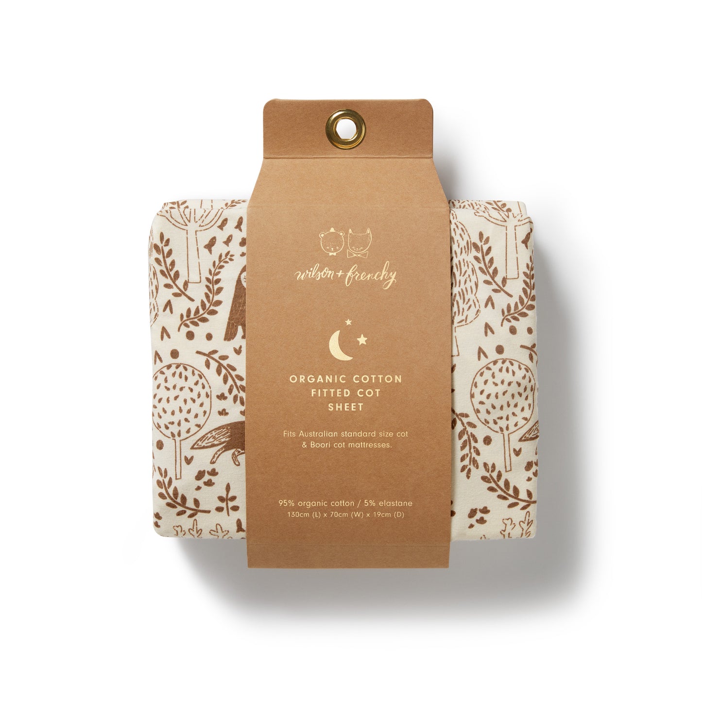 Wilson & Frenchy Cot Sheet Winter Forest
