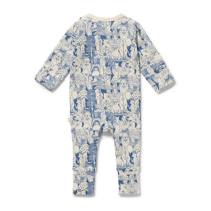 Wilson & Frenchy Woodland Adventures Organic Zipsuit