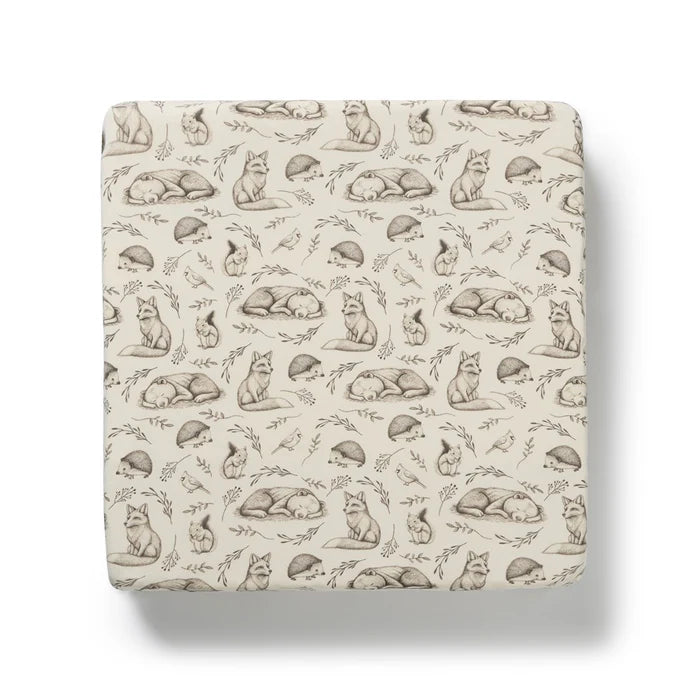 Wilson & Frenchy Foxglove Forest Organic Cot Sheet