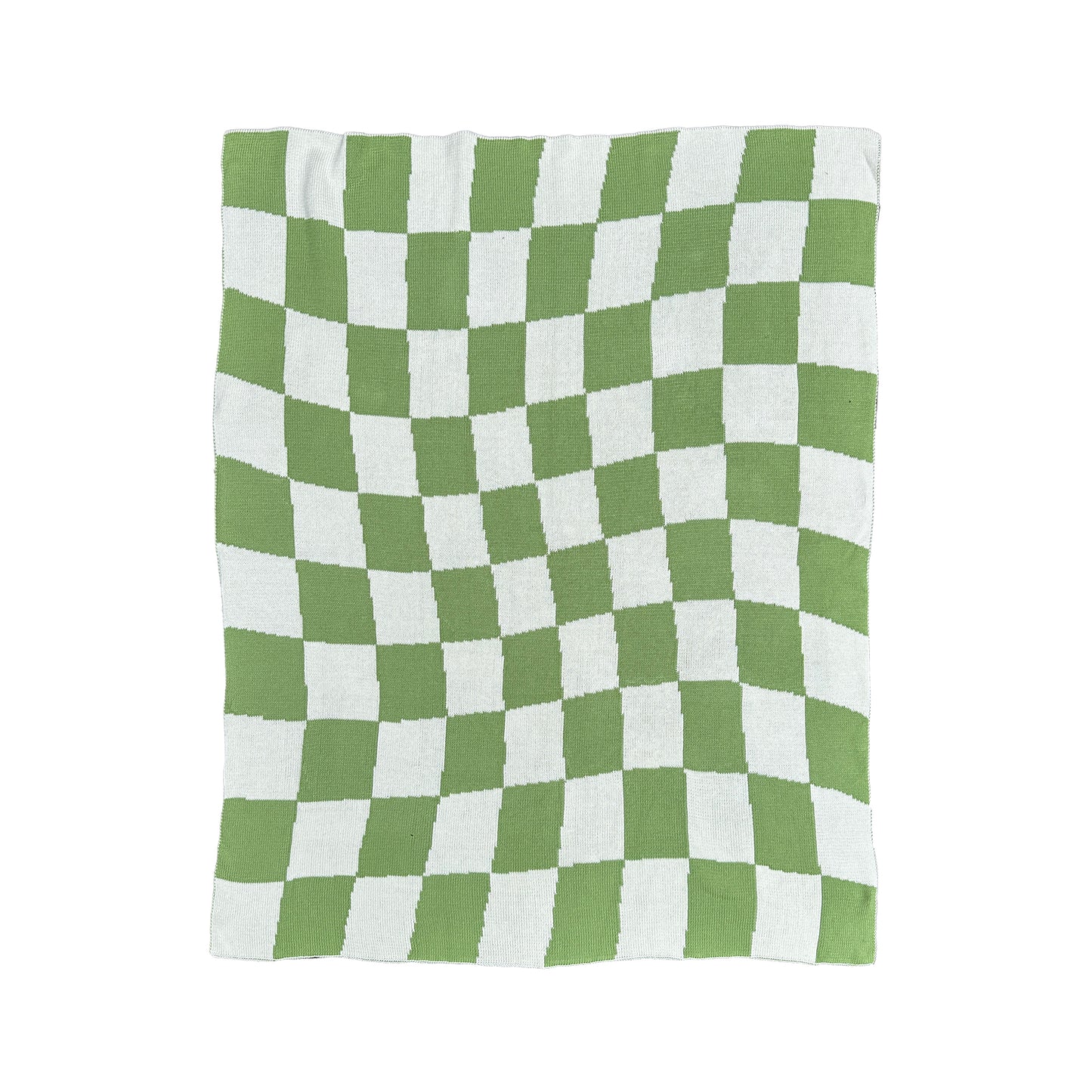 Golden Child Blanket Lime Check