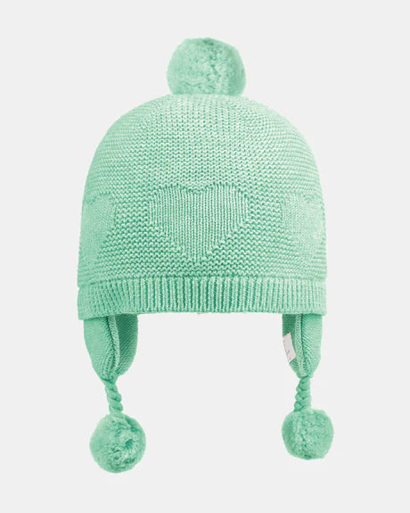 Toshi Organic Earmuff Beanie Heart Sweet Pea
