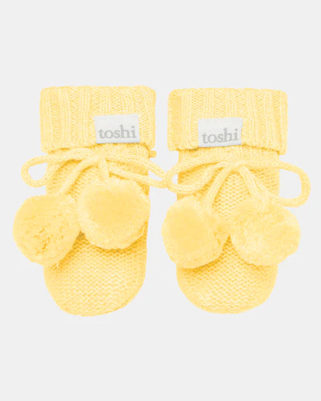 Toshi Organic Booties Marley Banana