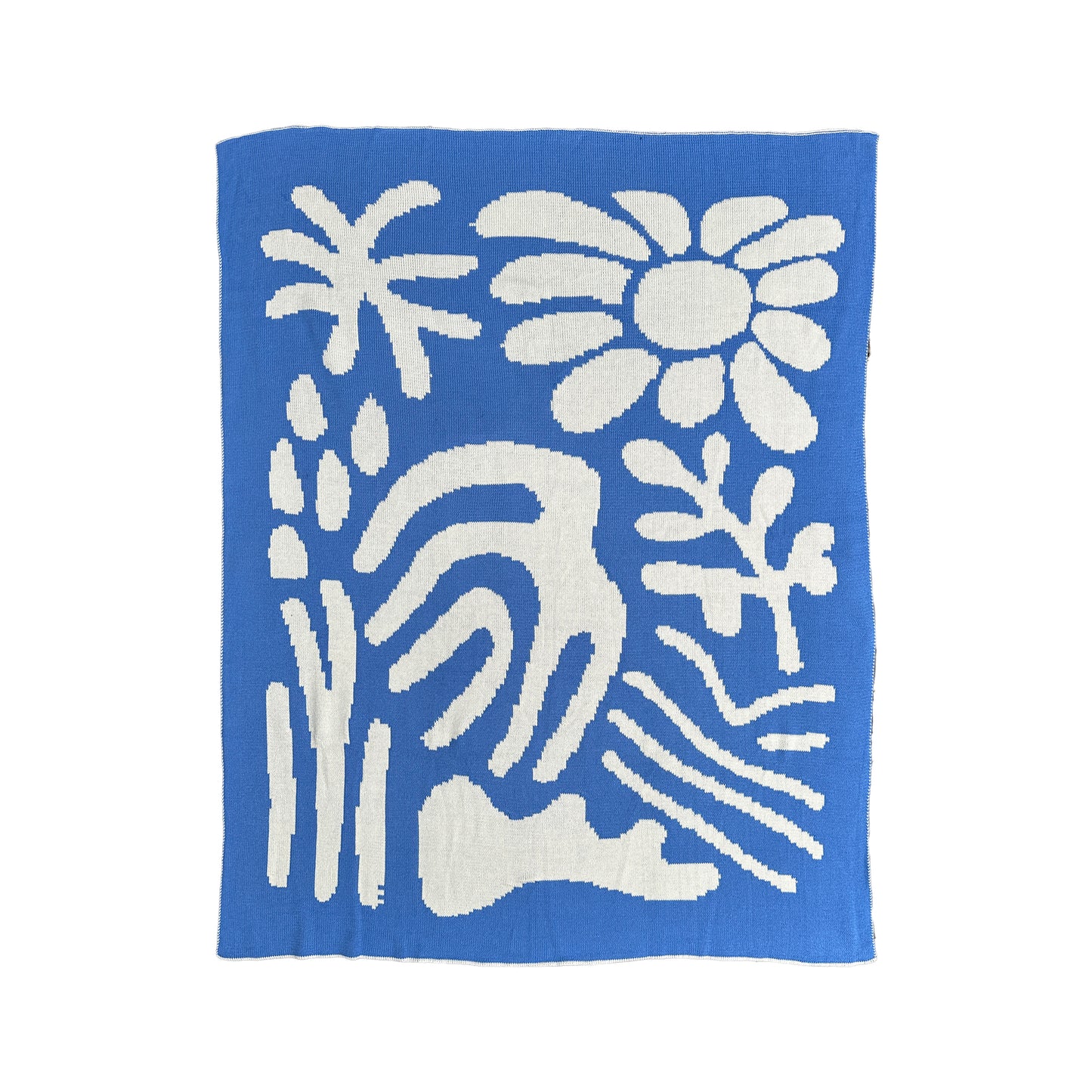 Golden Child Blanket Blue & White