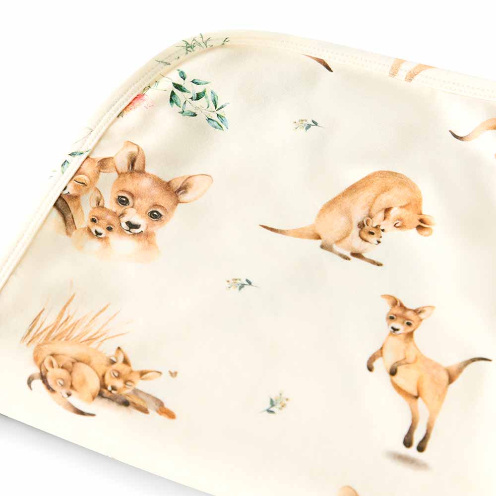 Snuggle Hunny Kanga Organic Jersey Wrap and Beanie Set
