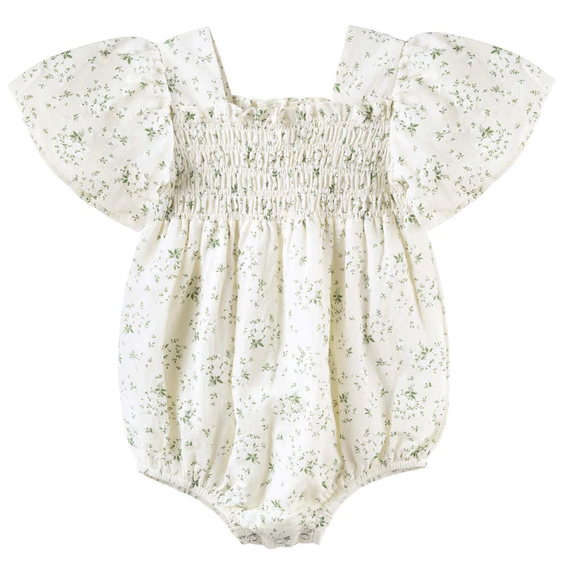 Designer Kidz Lily Puff Sleeve Romper