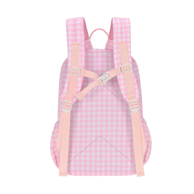 Kinnder Pink Gingham Mini Backpack