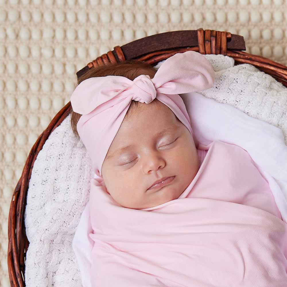 Snuggle Hunny Baby Pink Topknot