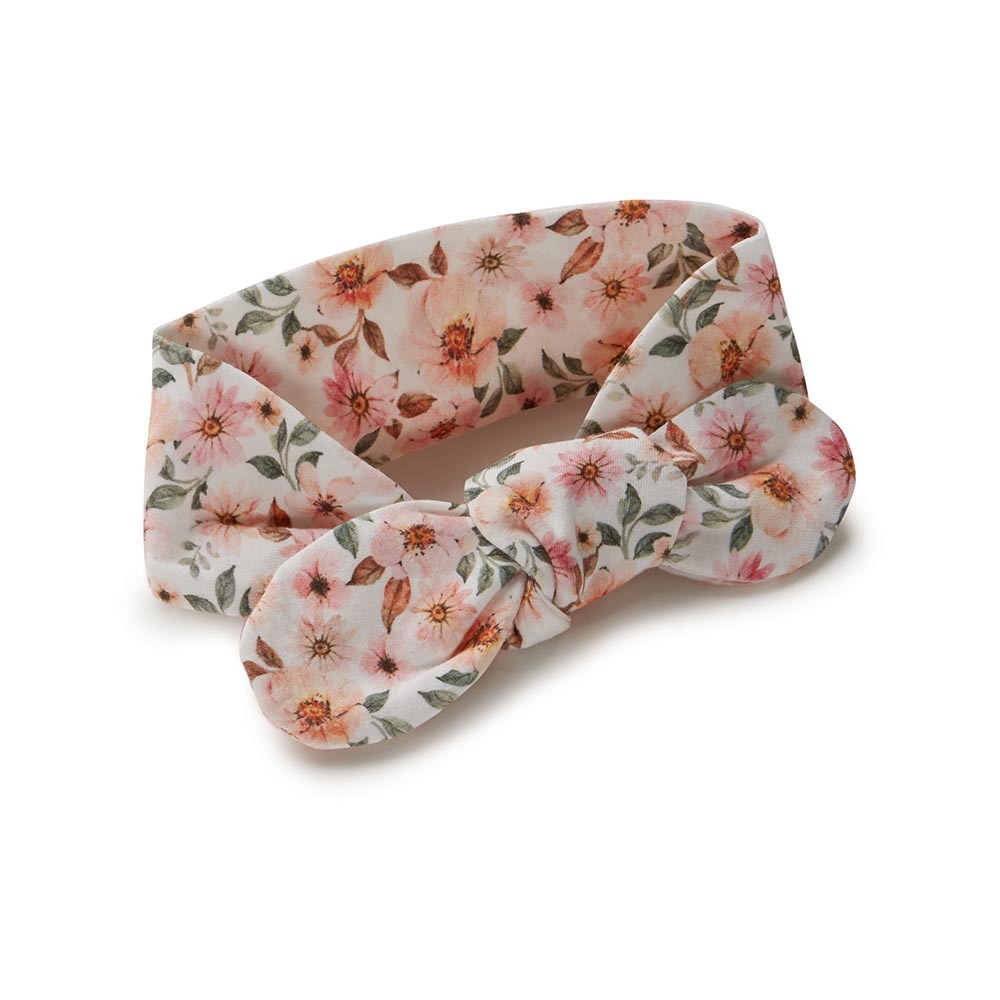Snuggle Hunny Kids Spring Floral Organic Topknot