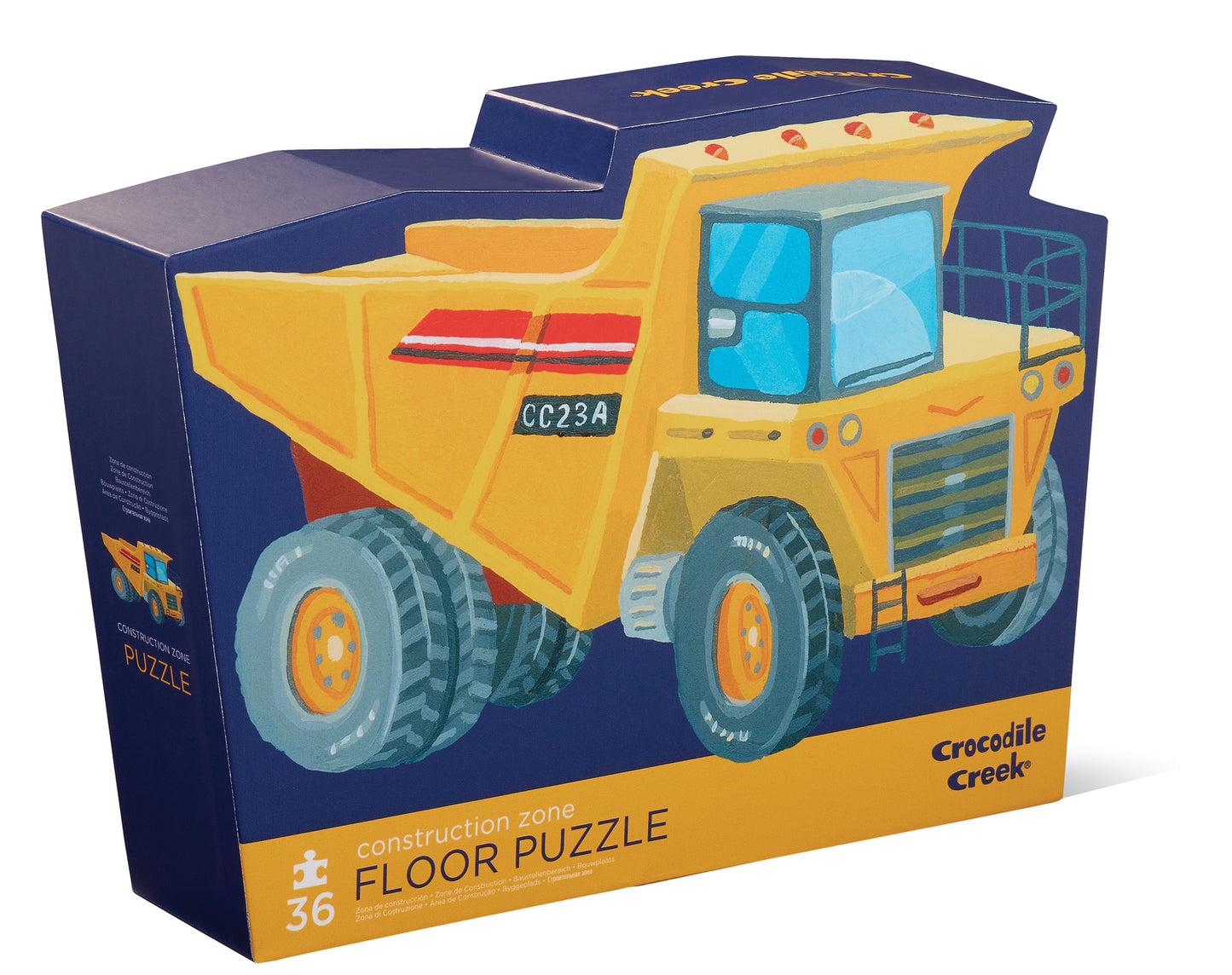 Tiger Tribe Crocodile Creek Classic Floor Puzzle Construction Zone