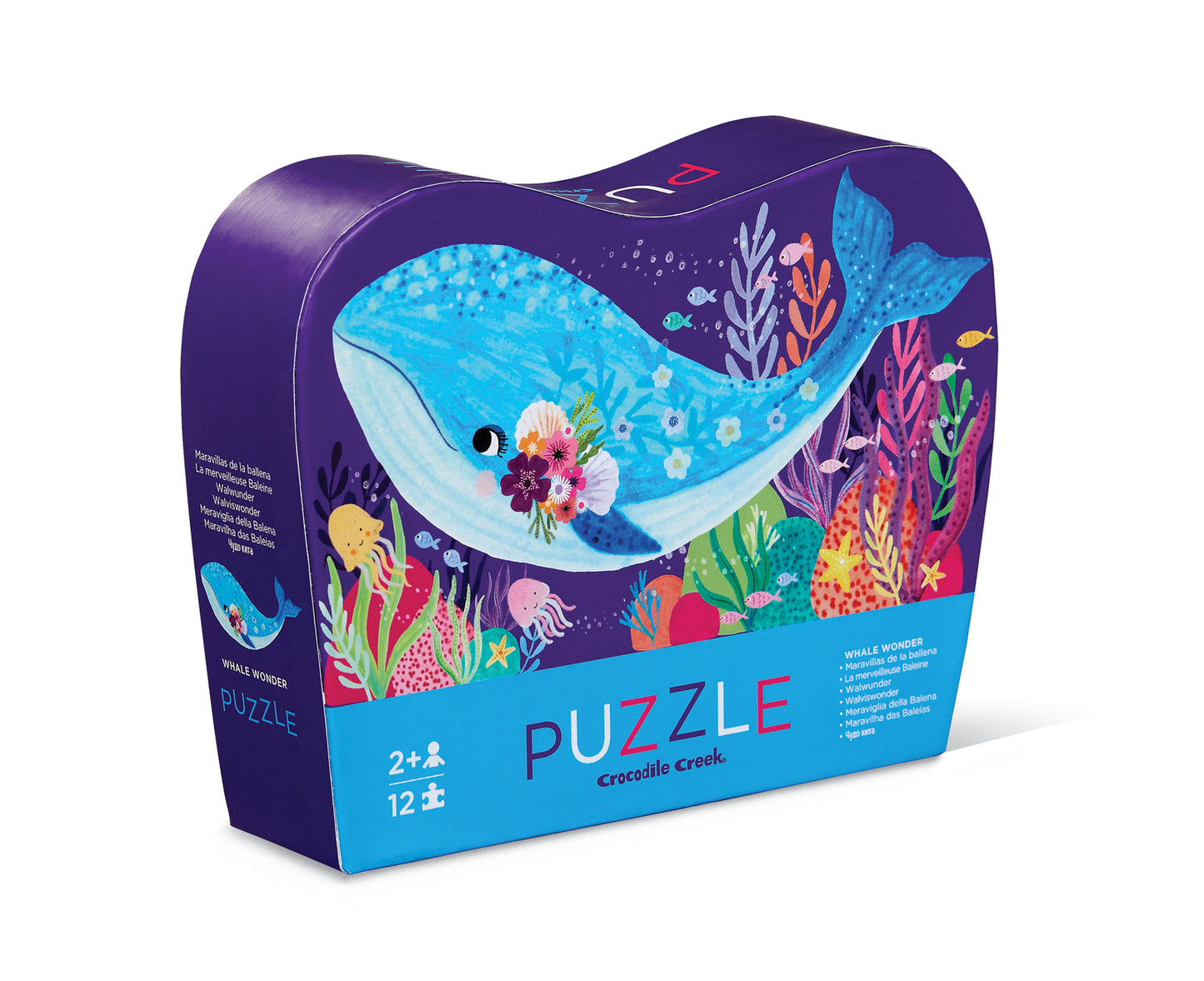 Tiger Tribe Crocodile Creek Mini Puzzle Whale Wonder