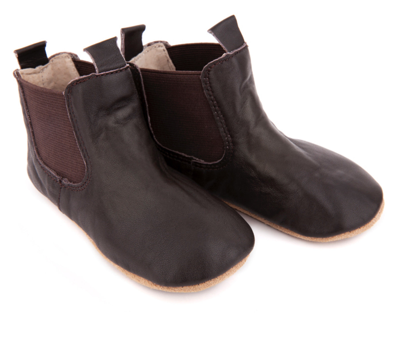 Skeanie Pre Walker Leather Riding Boots Chocolate