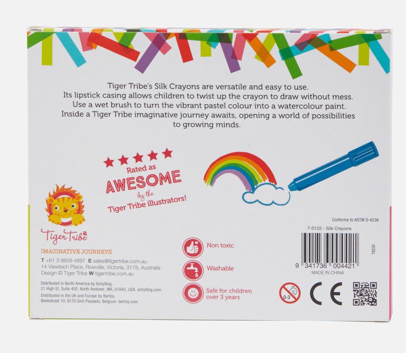 Tiger Tribe Silk Crayons