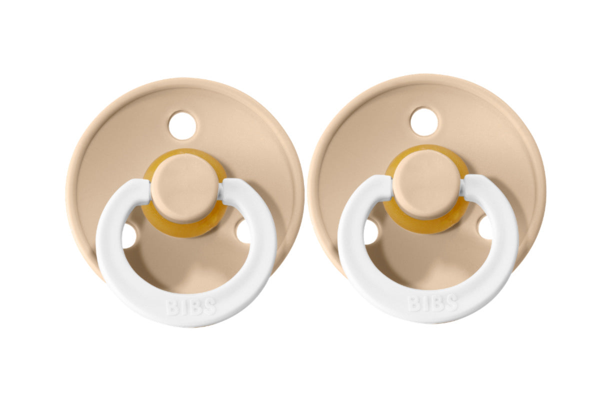 BIBS Dummies 2 Pack Vanilla Glow In The Dark