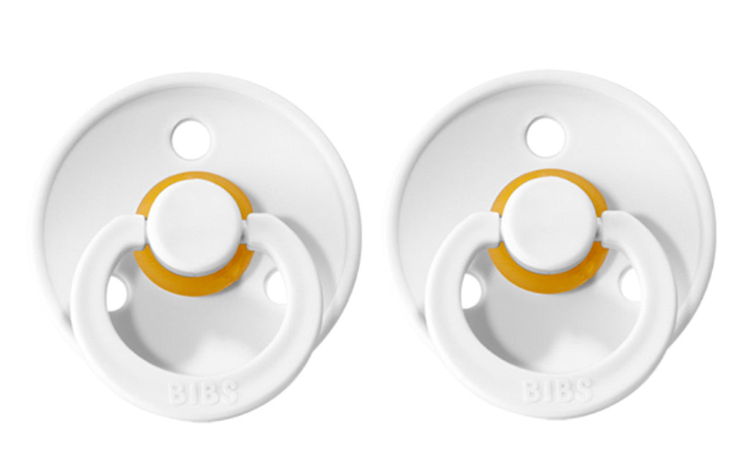 BIBS Dummies 2 Pack White