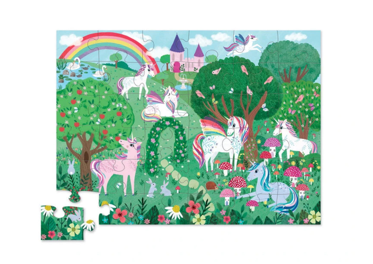 Tiger Tribe Crocodile Creek Floor Puzzle Unicorn Dreams