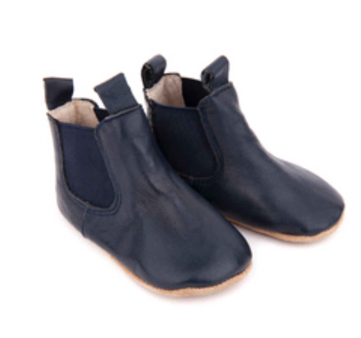 Skeanie Pre-Walker Riding Boot Navy