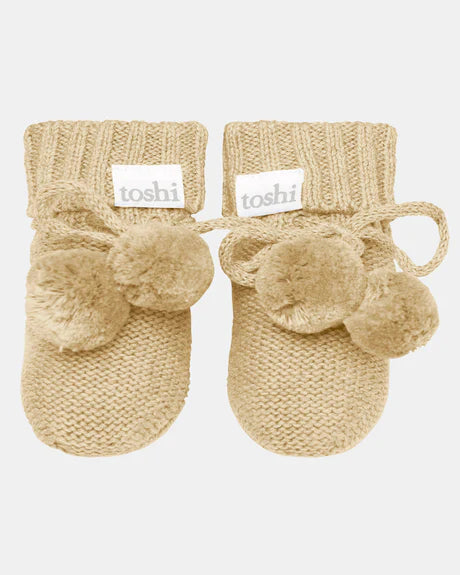 Toshi Organic Booties Marley Driftwood